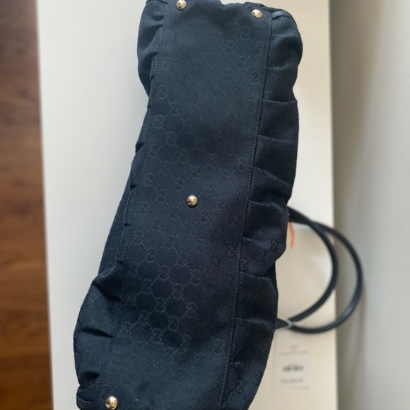 2122ES4 Gucci GG Canvas D-Gold Shoulder Bag - Picture 9 of 9